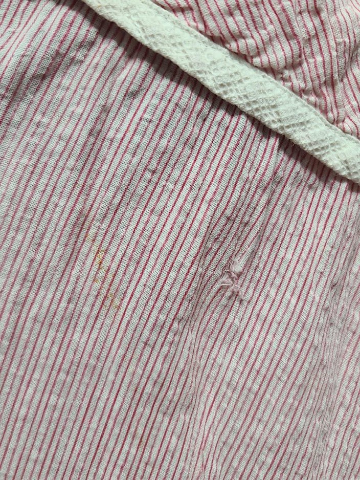 Pink and White Striped Dress (as-is)(B-37' W-27.5' H-37') — image 15