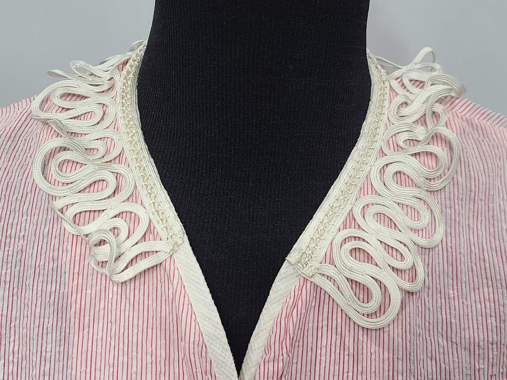 Pink and White Striped Dress (as-is)(B-37' W-27.5' H-37') — image 5