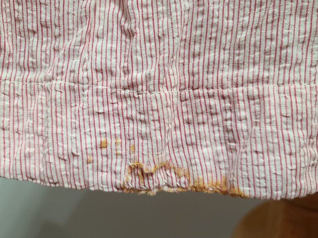 Pink and White Striped Dress (as-is)(B-37' W-27.5' H-37') — image 8