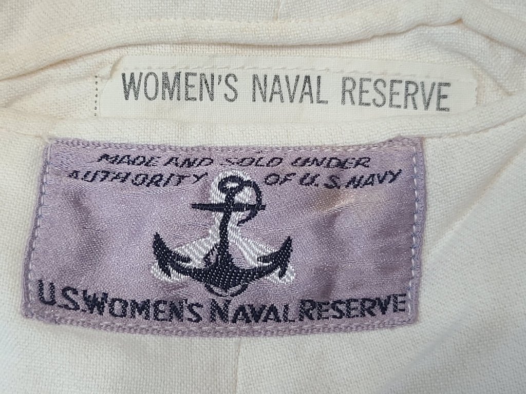 Navy WAVES White Officer Uniform Jacket & Skirt(B-35' W-26' H-34') — image 2