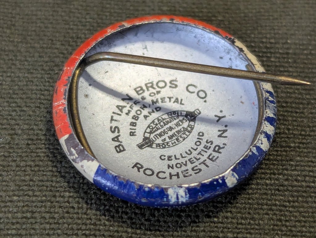 Original 'I Want Roosevelt Again' Political Button Pin — image 5