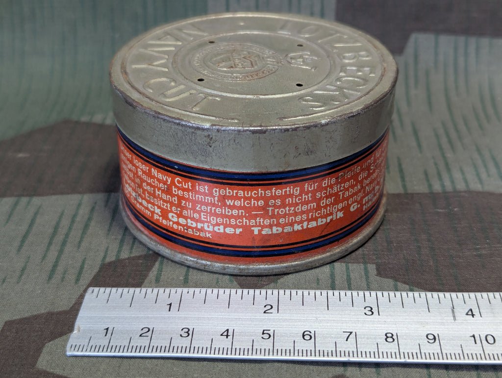German Medium Navy Cut Pipe Tobacco Tin — image 2