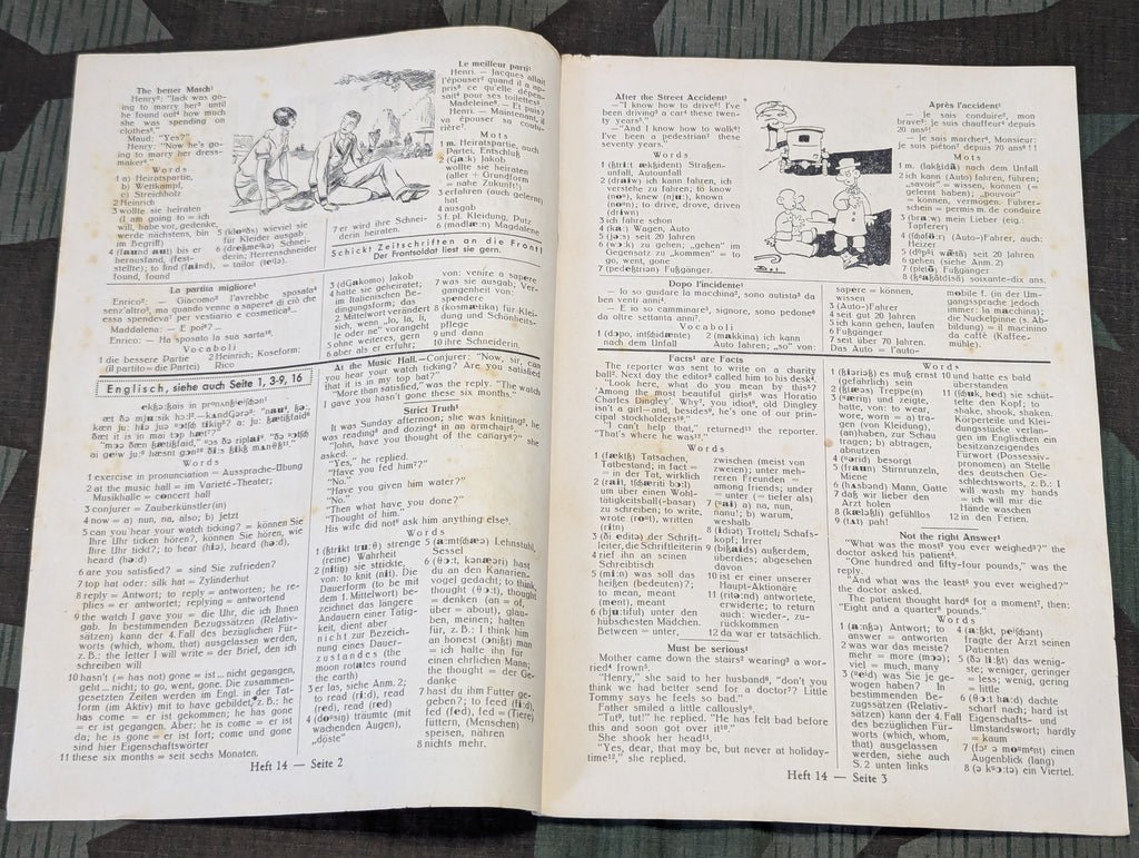 Paustians Lustige Sprachzeitschrift Funny Language Magazine Heft 14 15.5.1941 — image 3