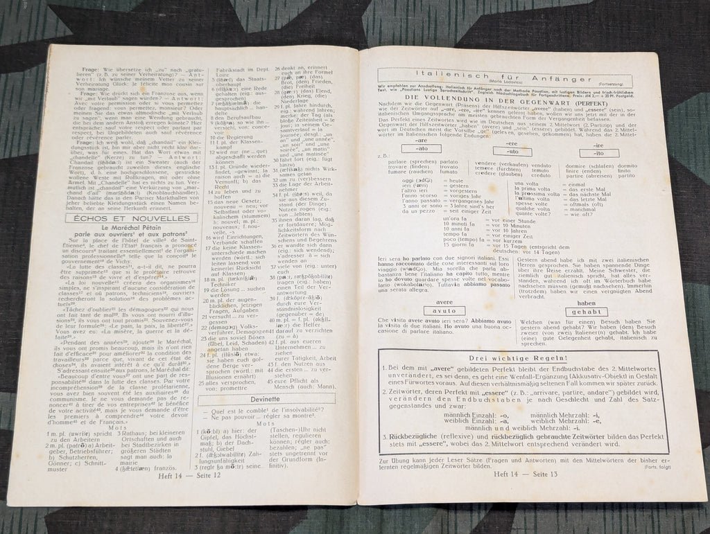 Paustians Lustige Sprachzeitschrift Funny Language Magazine Heft 14 15.5.1941 — image 5