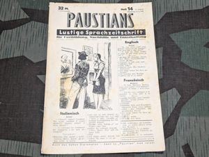 Paustians Lustige Sprachzeitschrift Funny Language Magazine Heft 14 15.5.1941