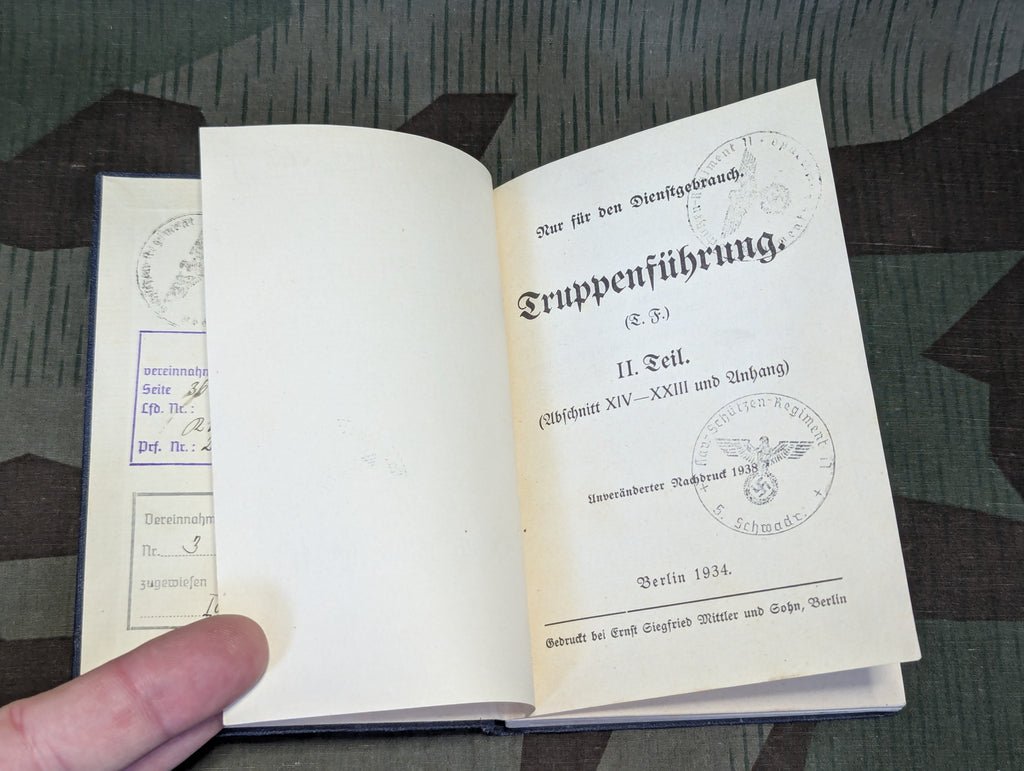 Truppenführung Teil II Infantry Training Manual 1934 H. Dv. 300 — image 5