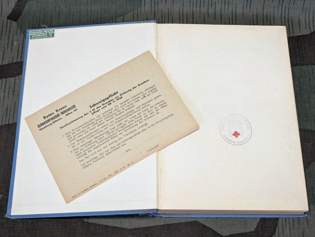 1939 DRK Erste Hilfe First Aid Book Kreisstelle Hamburg 1 — image 3