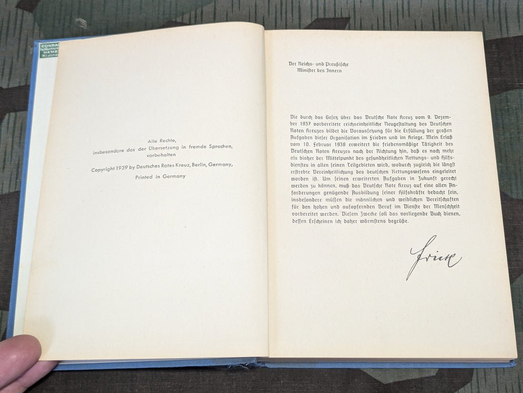1939 DRK Erste Hilfe First Aid Book Kreisstelle Hamburg 1 — image 5
