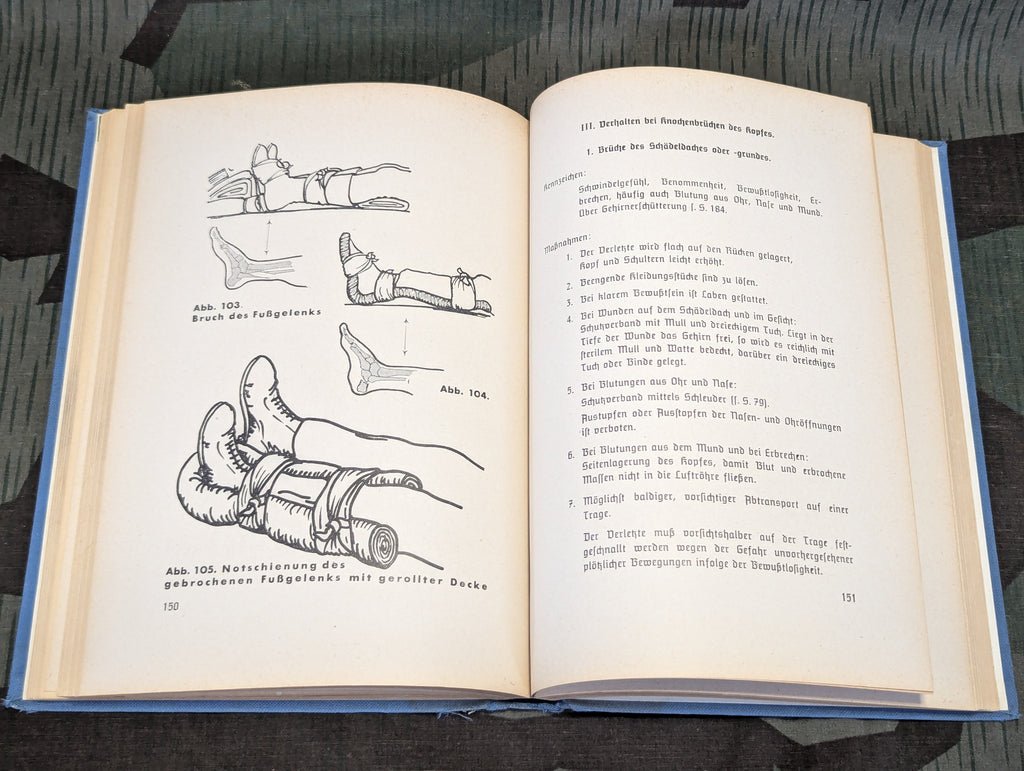1939 DRK Erste Hilfe First Aid Book Kreisstelle Hamburg 1 — image 9