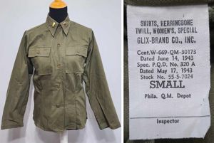 Women's Army Nurse HBT Shirt(39' Bust)