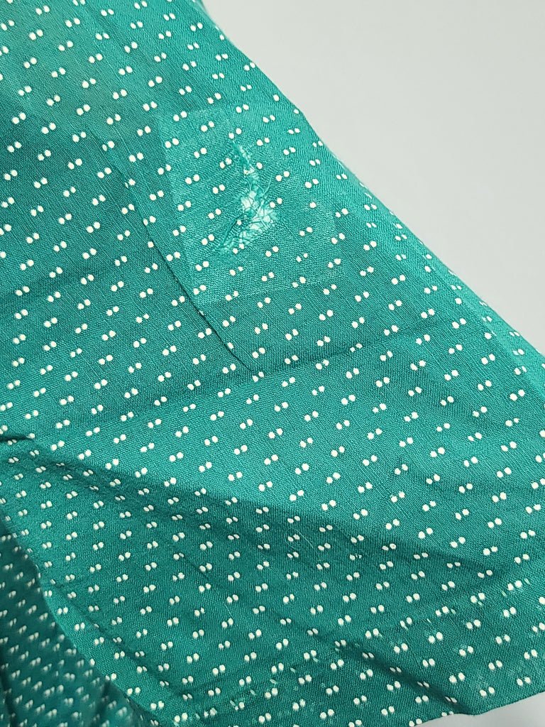 Green Lightweight Polka Dot Dress(B-42' W-36' H-41') — image 19