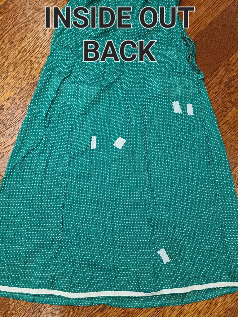 Green Lightweight Polka Dot Dress(B-42' W-36' H-41') — image 25