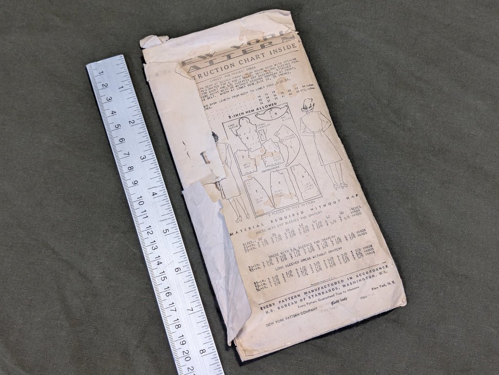 Vintage 1940s Dress Pattern — image 2