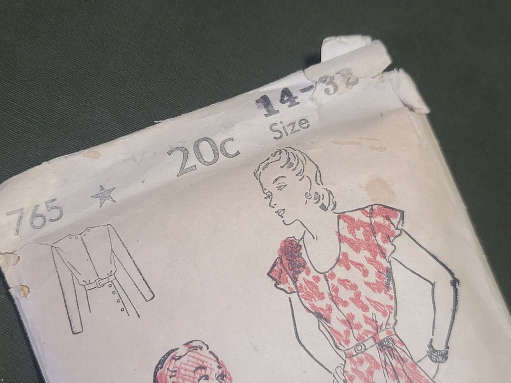 Vintage 1940s Dress Pattern — image 4
