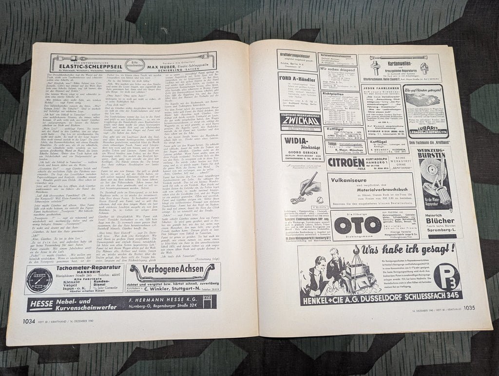 Kraftfahrzeug Handwerk Heft 50 - 14. Dezember 1940 Krafthand — image 6