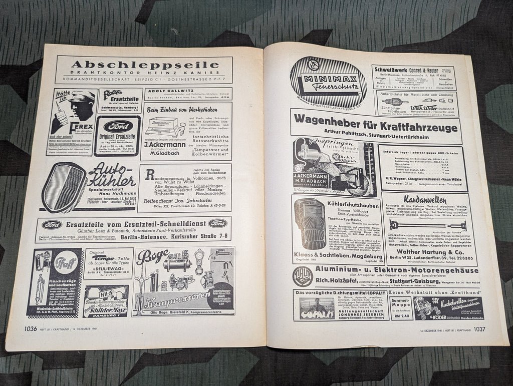 Kraftfahrzeug Handwerk Heft 50 - 14. Dezember 1940 Krafthand — image 7