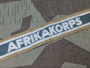 Very Nice Original Afrika Korps Cuff Title