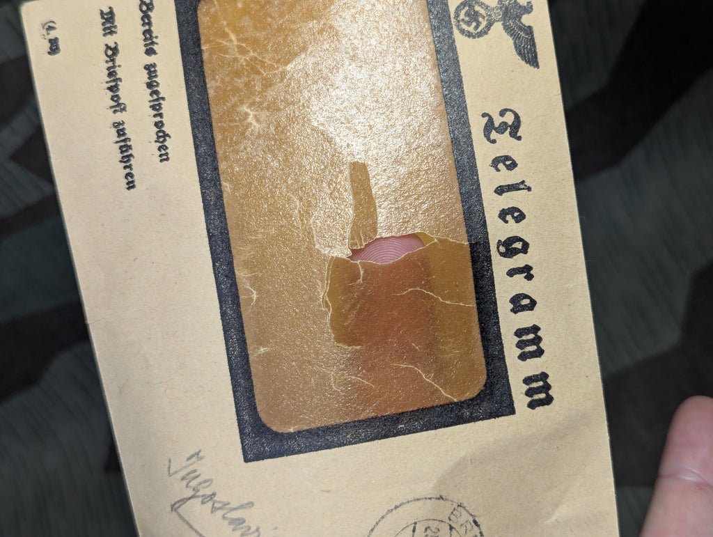 Original Telegramm Envelope — image 3
