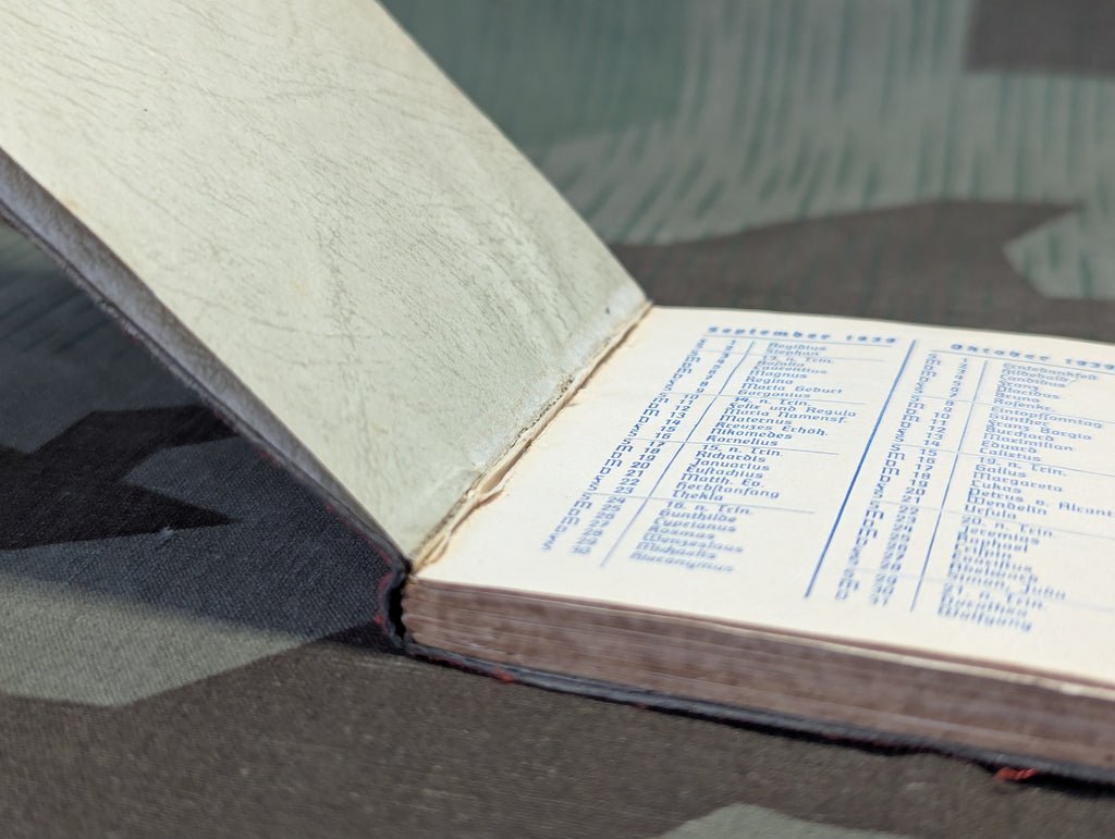 1939 Sparkasse Wunsiedel Pocket Calendar — image 12