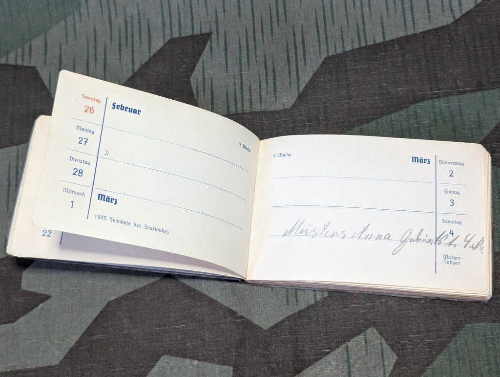 1939 Sparkasse Wunsiedel Pocket Calendar — image 15