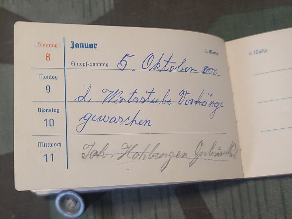 1939 Sparkasse Wunsiedel Pocket Calendar — image 16