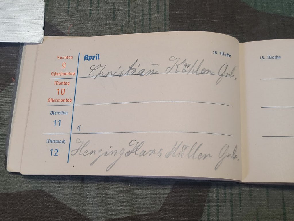 1939 Sparkasse Wunsiedel Pocket Calendar — image 18