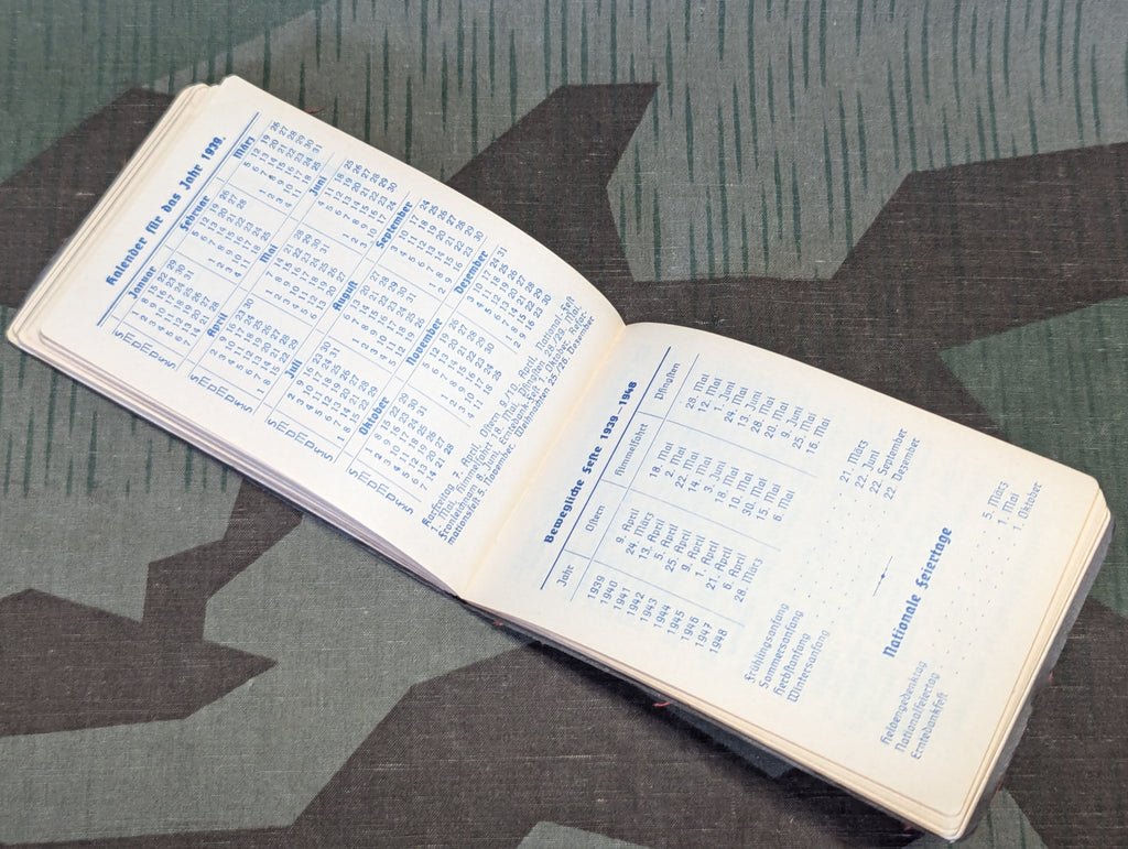 1939 Sparkasse Wunsiedel Pocket Calendar — image 8