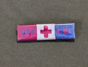 ARC CBI Ribbon Pin American Red Cross China Burma India