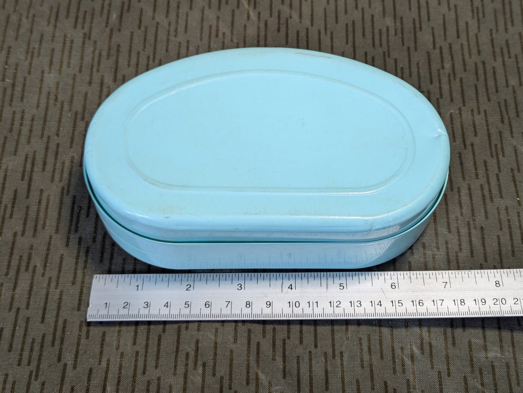 East German Teal Bread Container Glück Auf — image 2
