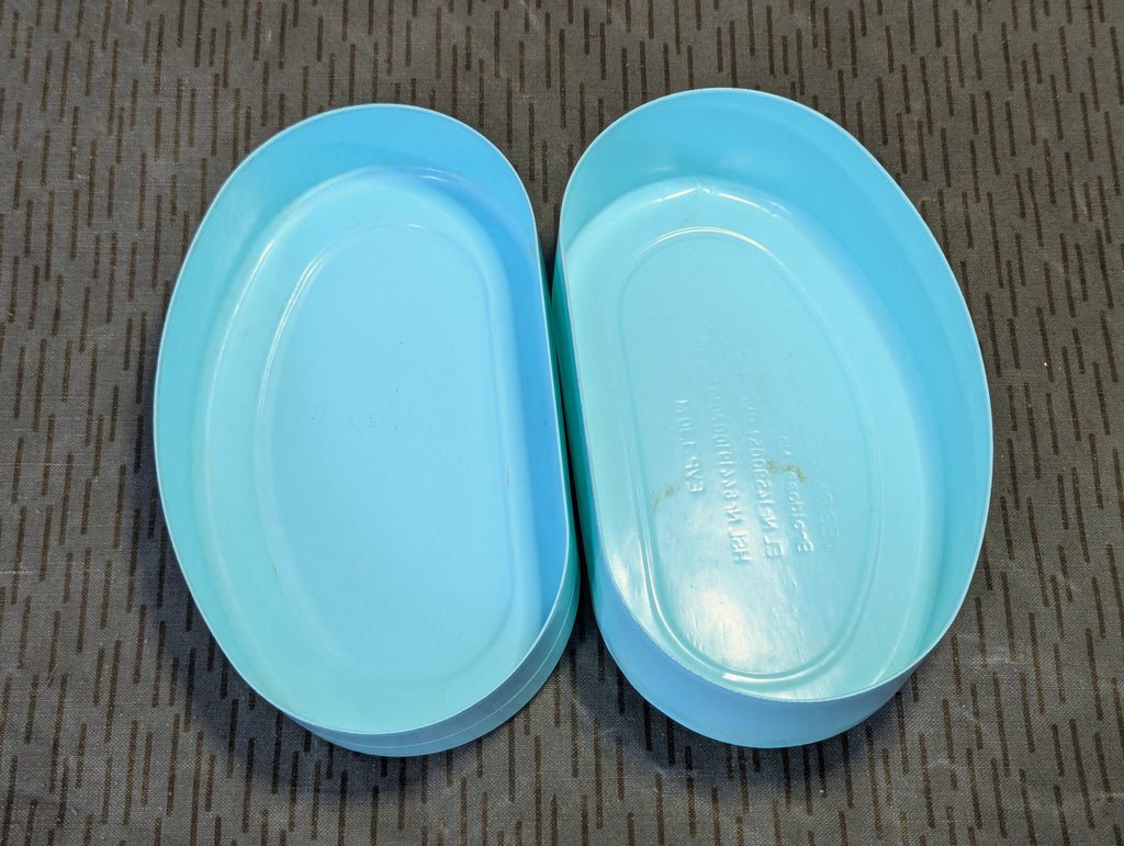 East German Teal Bread Container Glück Auf — image 4