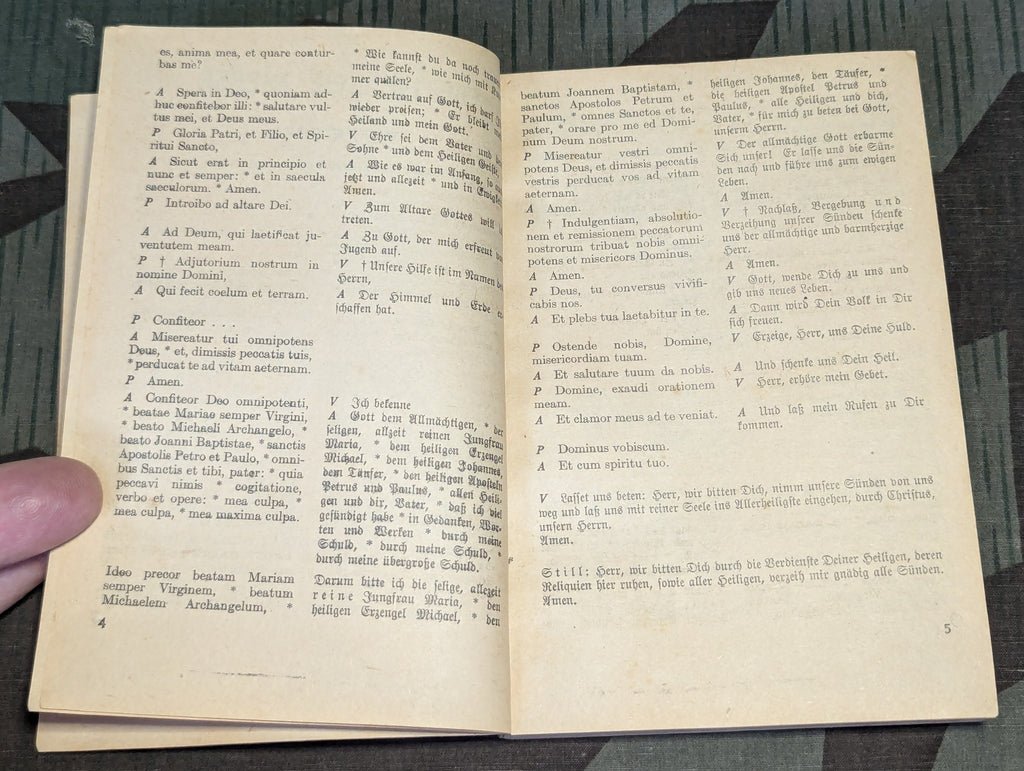 Gott Mit Uns German POW Catholic Prayer Book — image 6