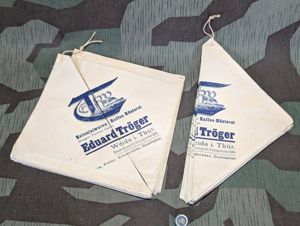 Bundle of Eduard Tröger Triangular General Store Bags (~25 Pieces)