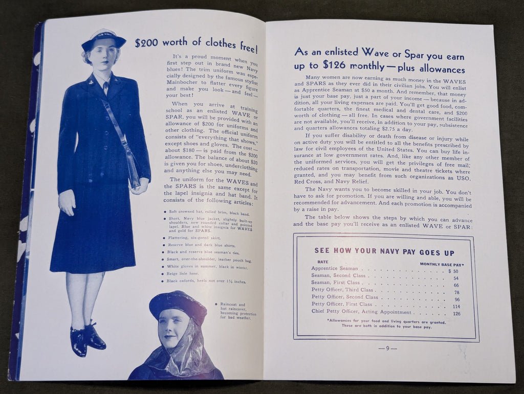 WAVES and SPARS Enlistment Booklet — image 6