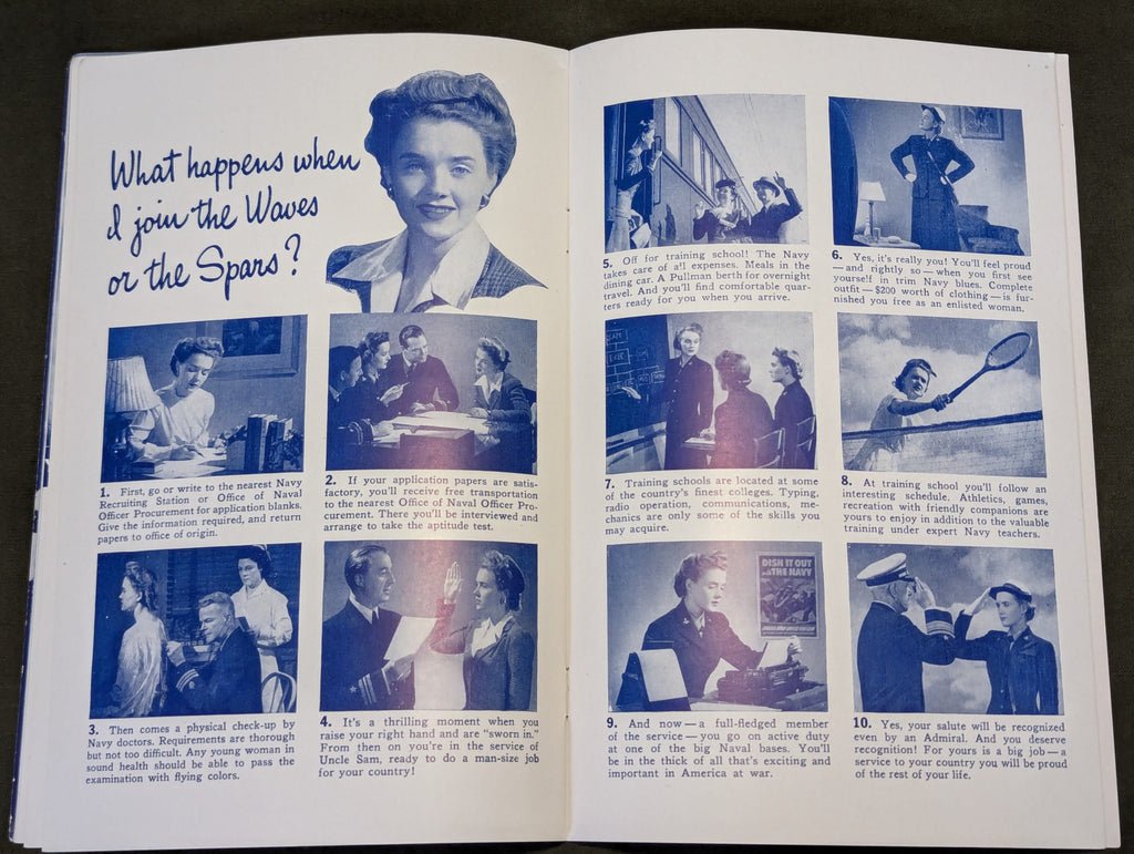 WAVES and SPARS Enlistment Booklet — image 8