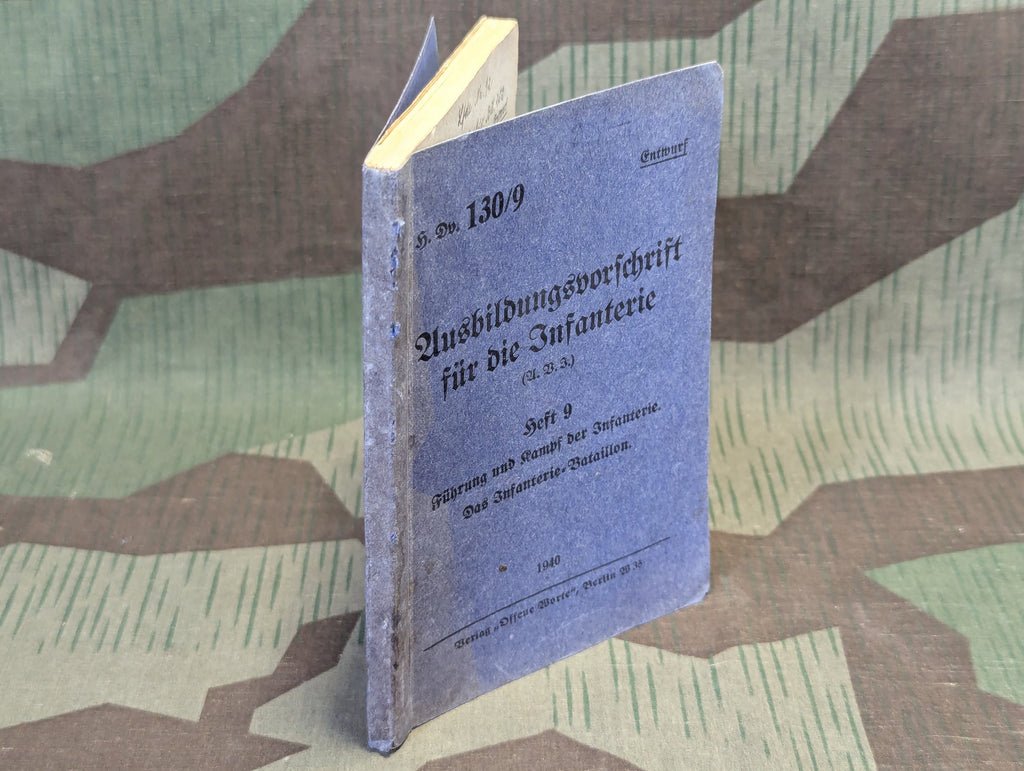 Ausbildungsvorschrift für die Infanterie 1940 Book H. Dv. 103/9 Heft 9 — image 3