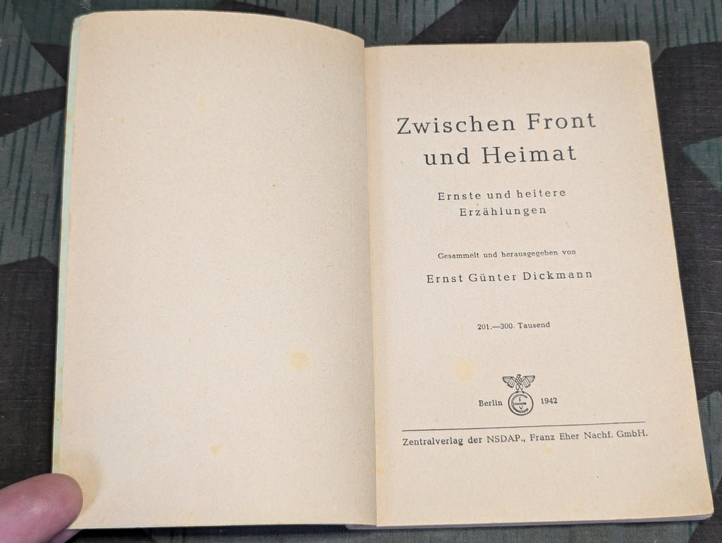 Zwischen Front und Heimat Book 1942 — image 3