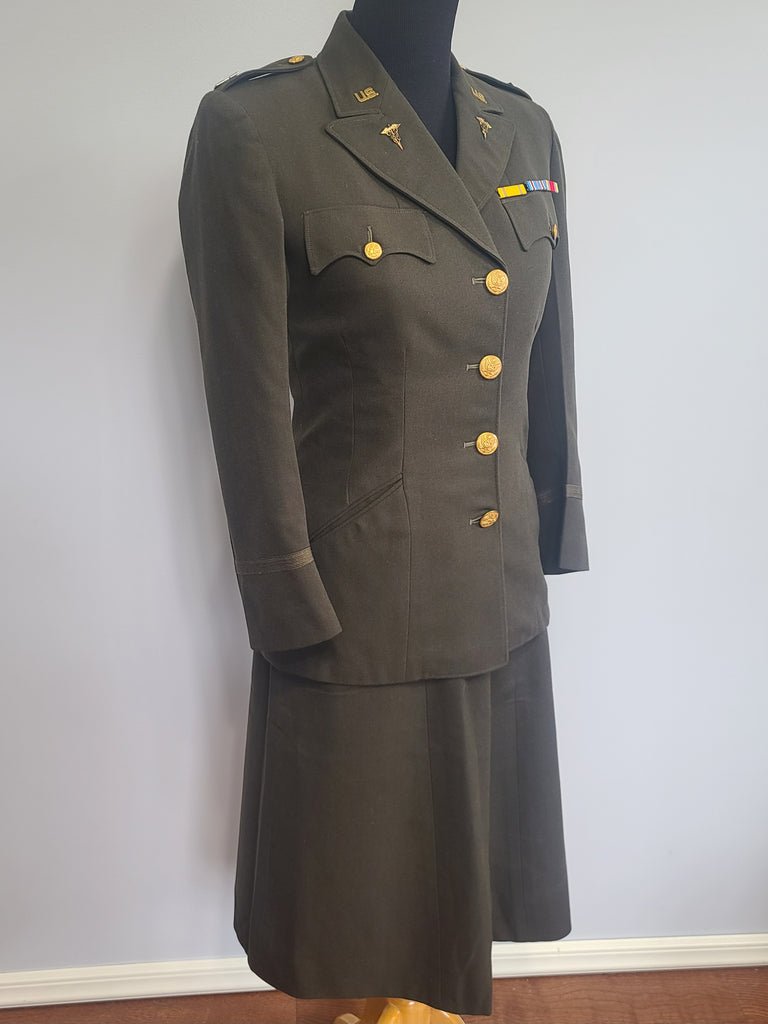 Army Nurse Uniform Jacket and Skirt(B-33' W-26' H-35') — image 4