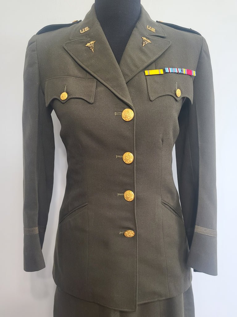 Army Nurse Uniform Jacket and Skirt(B-33' W-26' H-35') — image 5