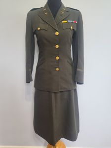 Army Nurse Uniform Jacket and Skirt(B-33' W-26' H-35')