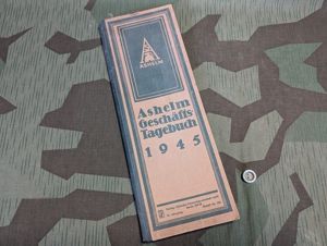 Ashelm Business Day Book Calendar 1945