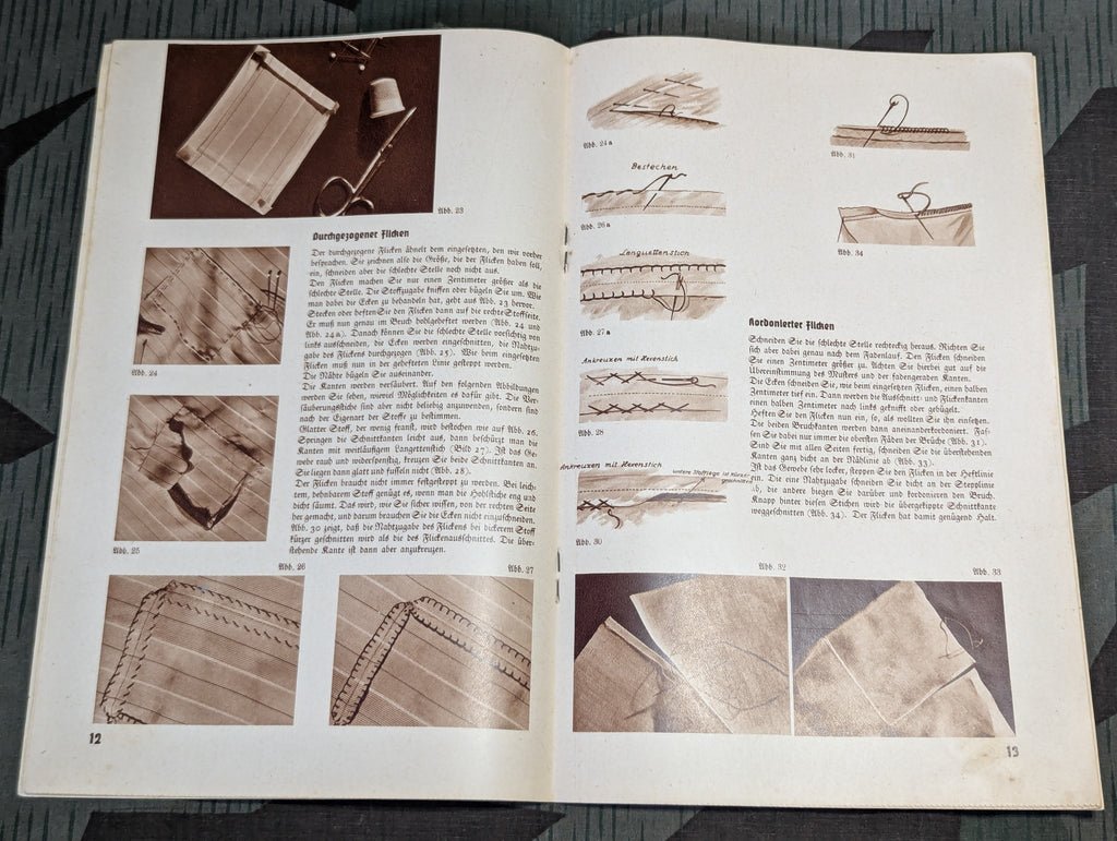 Mending Repair Tips Book Deutschen Frauenwerk — image 6
