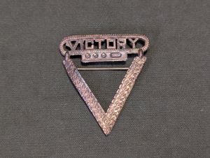 Victory Morse Code V Pin
