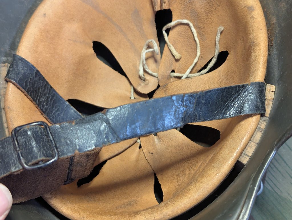 Original German M34 Green Helmet Police-Fire-RLB-etc. — image 13