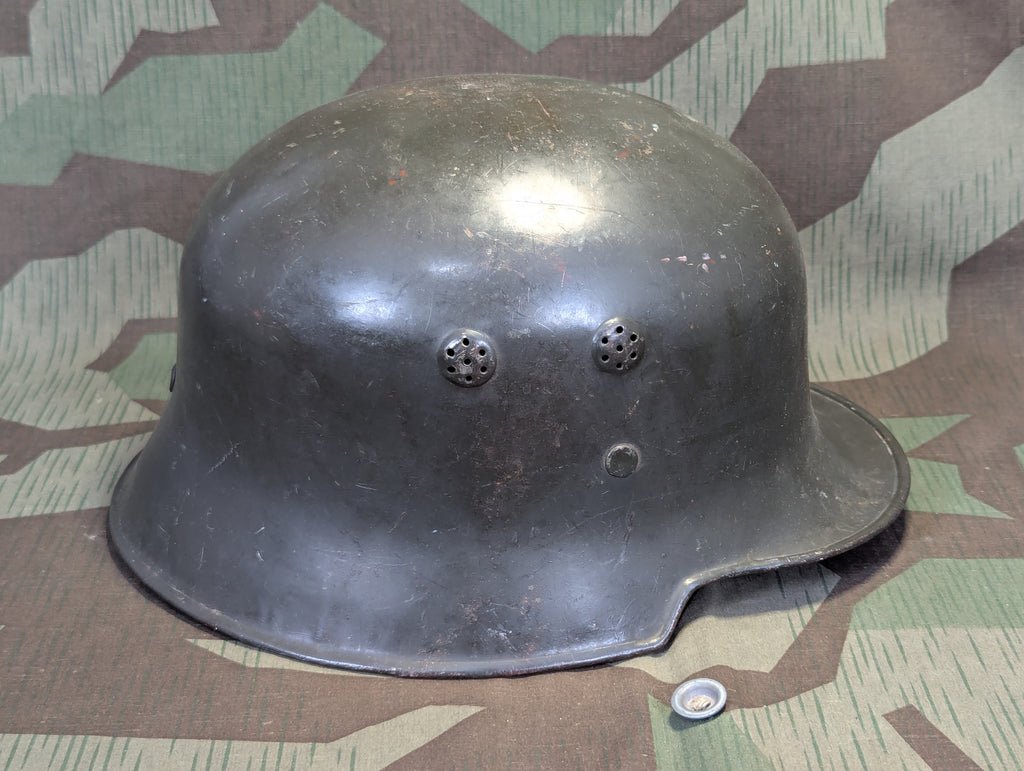 Original German M34 Green Helmet Police-Fire-RLB-etc. — image 3