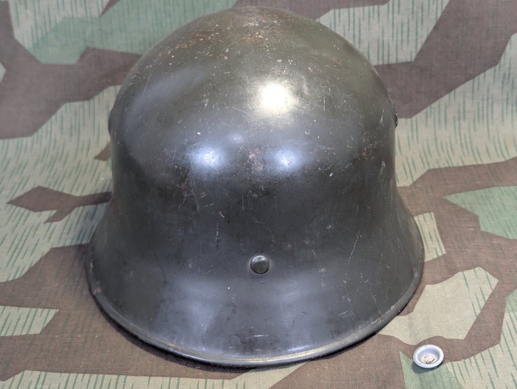 Original German M34 Green Helmet Police-Fire-RLB-etc. — image 4