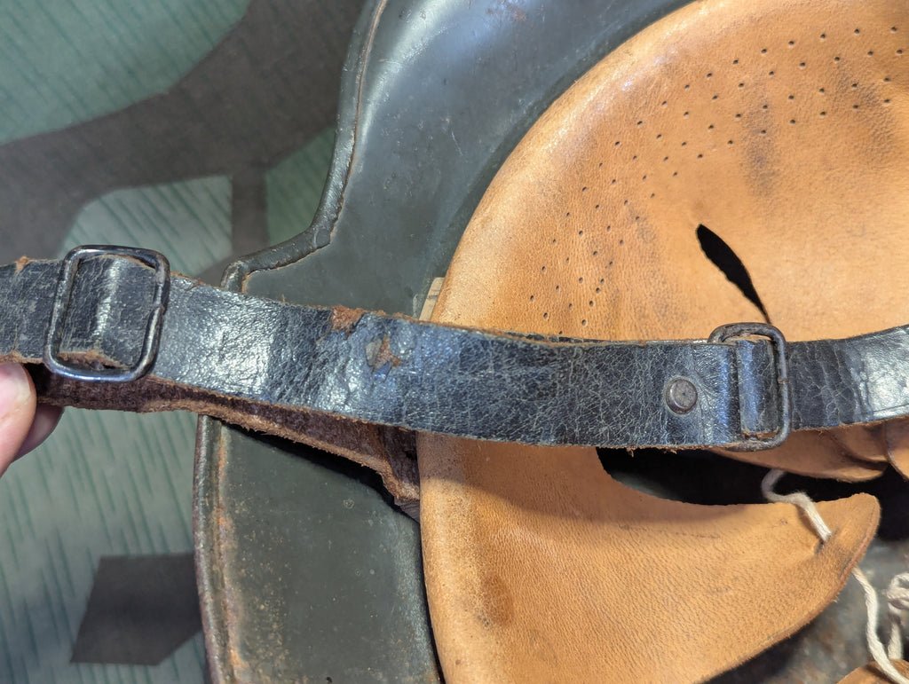 Original German M34 Green Helmet Police-Fire-RLB-etc. — image 9