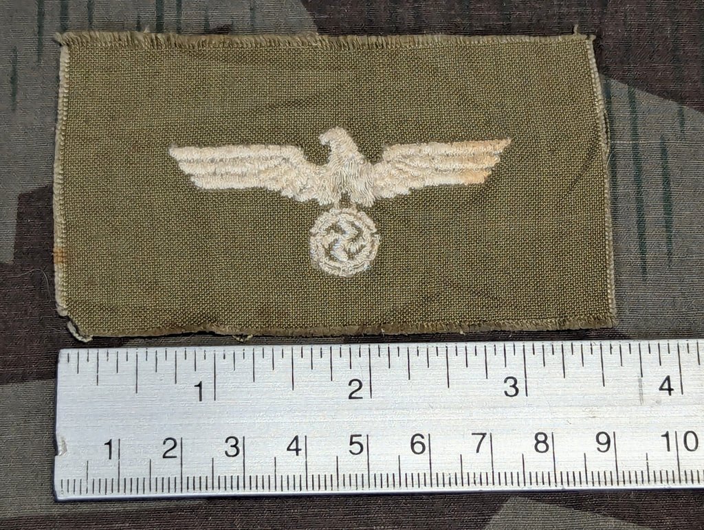 Original Embroidered Wehrmacht Eagle Late War — image 2