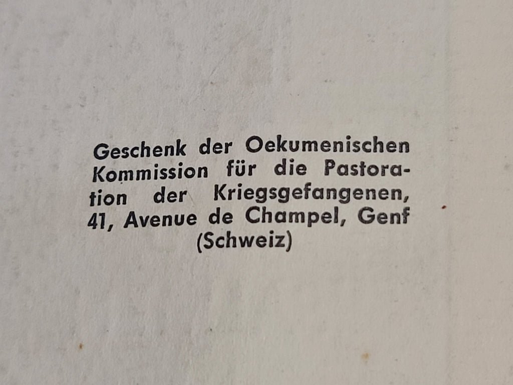 New Testament Bible for German POWs 1942 — image 2