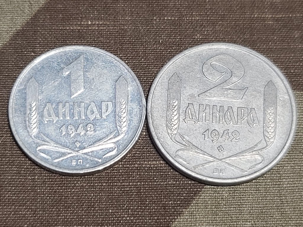 Serbian Coins 1942 (Lot of 3) — image 3