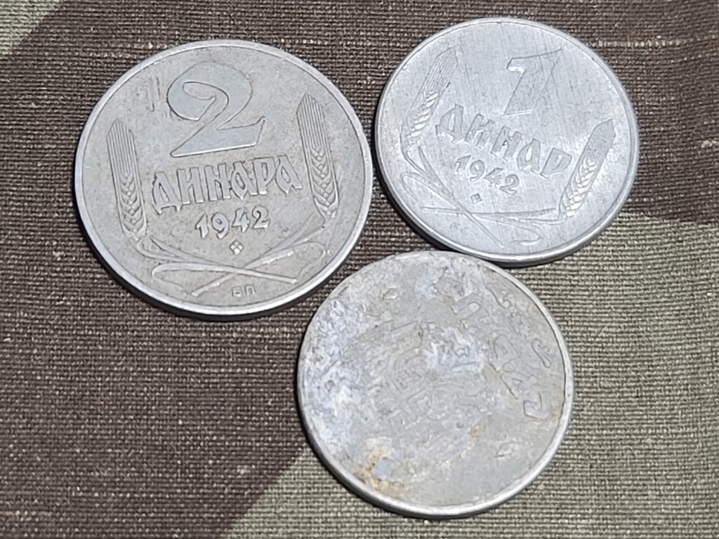 Serbian Coins 1942 (Lot of 3) — image 5